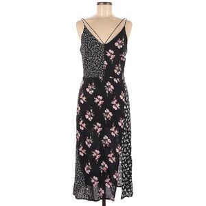 Topshop midi dress with a fun mixed floral pattern